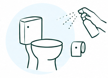 トイレへの使用例